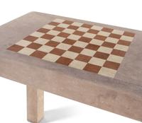 A Suede Upholstered Game Table