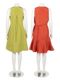 Two Chado Ralph Rucci Sleeveless Dresses, 2000-2010s