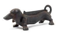 A Victorian Cast Iron Doorstop Length 14 1/4 inches.
