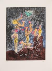 L'Ame du Tarot de Theleme (complete portfolio with blue cloth case)