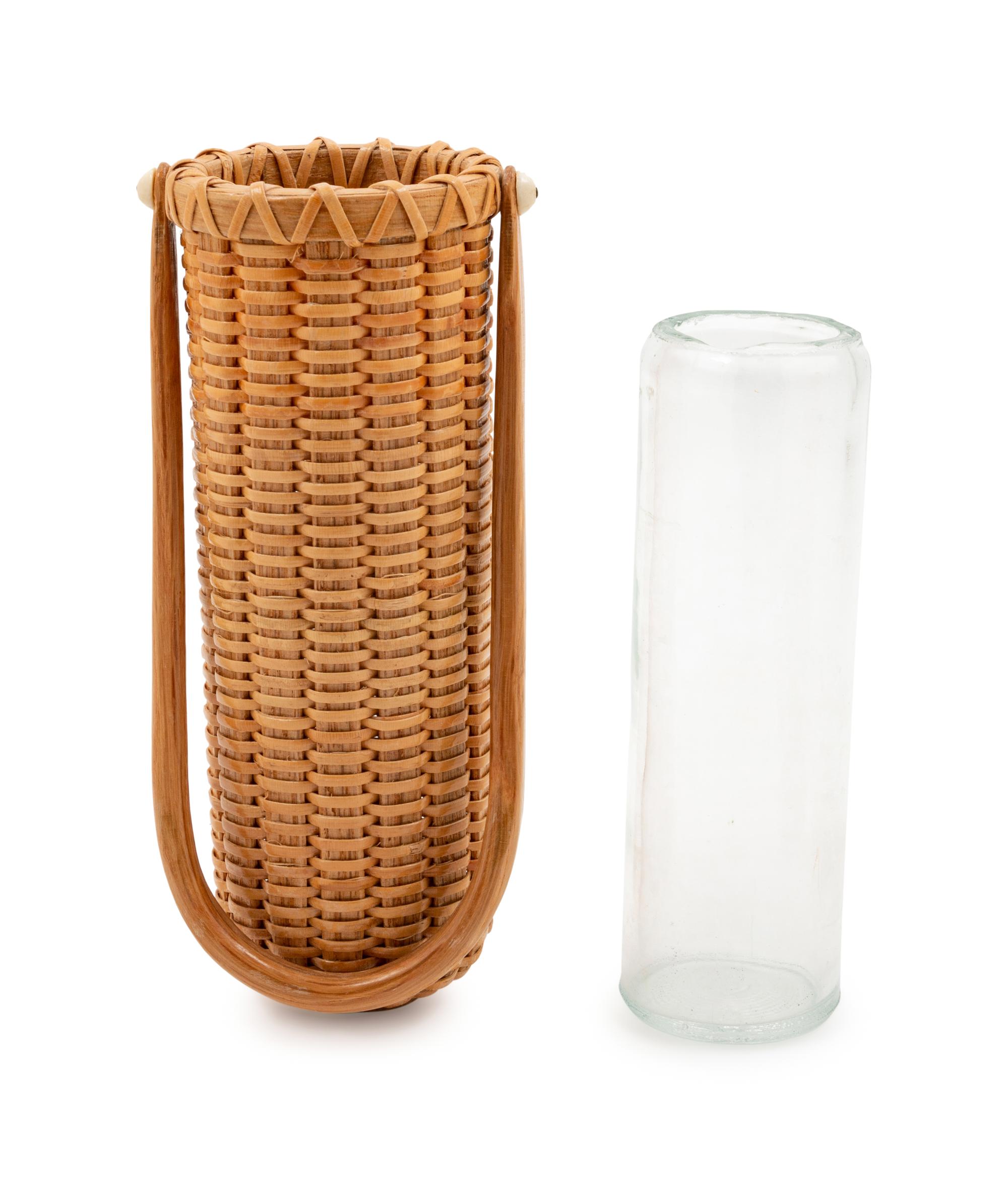 Three Nantucket Basket Jar Caddies by Paul Willer