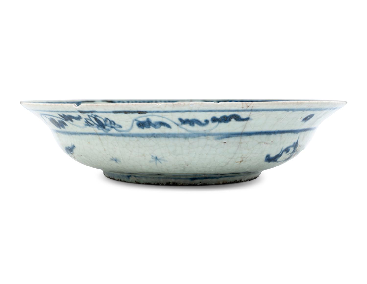Two Chinese Blue and White Porcelain Wares