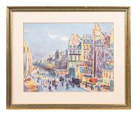 La rue Réaumur à Paris , c. 1896