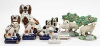 A Collection of Ten Staffordshire Figures Height of tallest 7 inches. — 19TH/20TH CENTURY