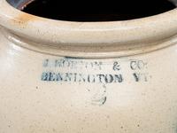Three Cobalt-Decorated Stoneware Vessels