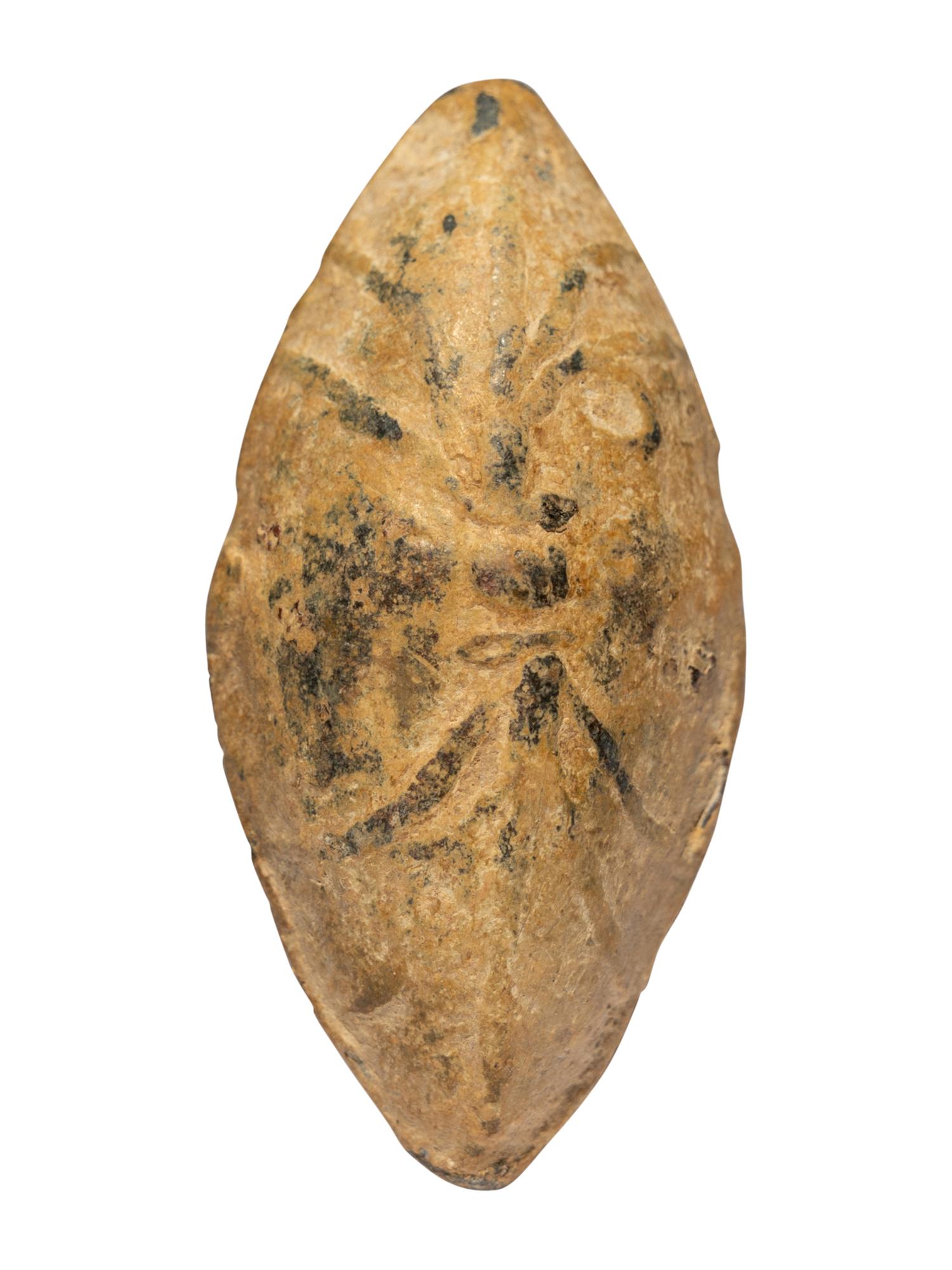 Four Roman Lead Slingshot Bullets
