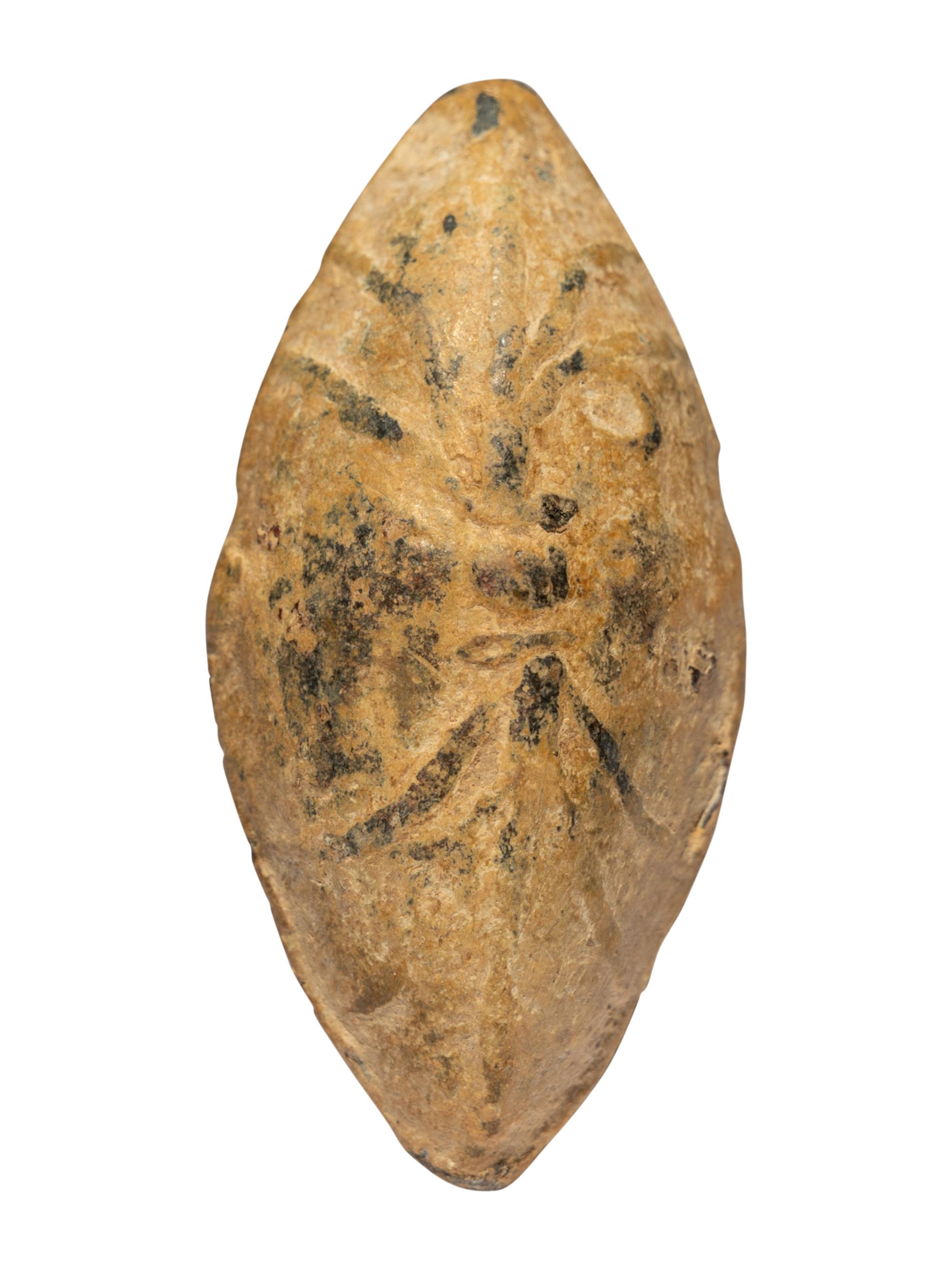 Four Roman Lead Slingshot Bullets