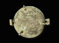 Two Chinese bronze tripod ritual vessels with covers, Dui, Warring States / Han dynasty 青銅敦兩件 戰國或漢