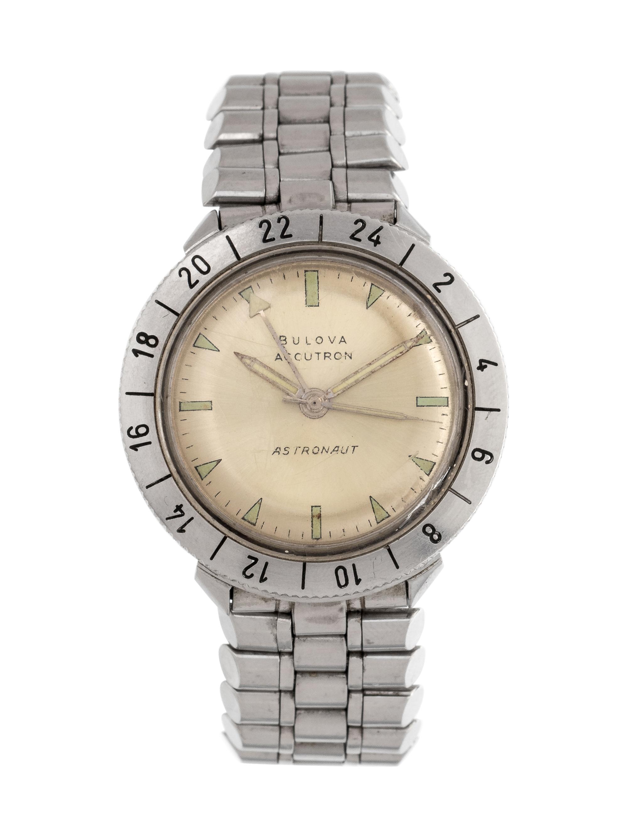 Bulova, Stainless Steel 'Accutron Astronaut' Wristwatch, Circa 1966