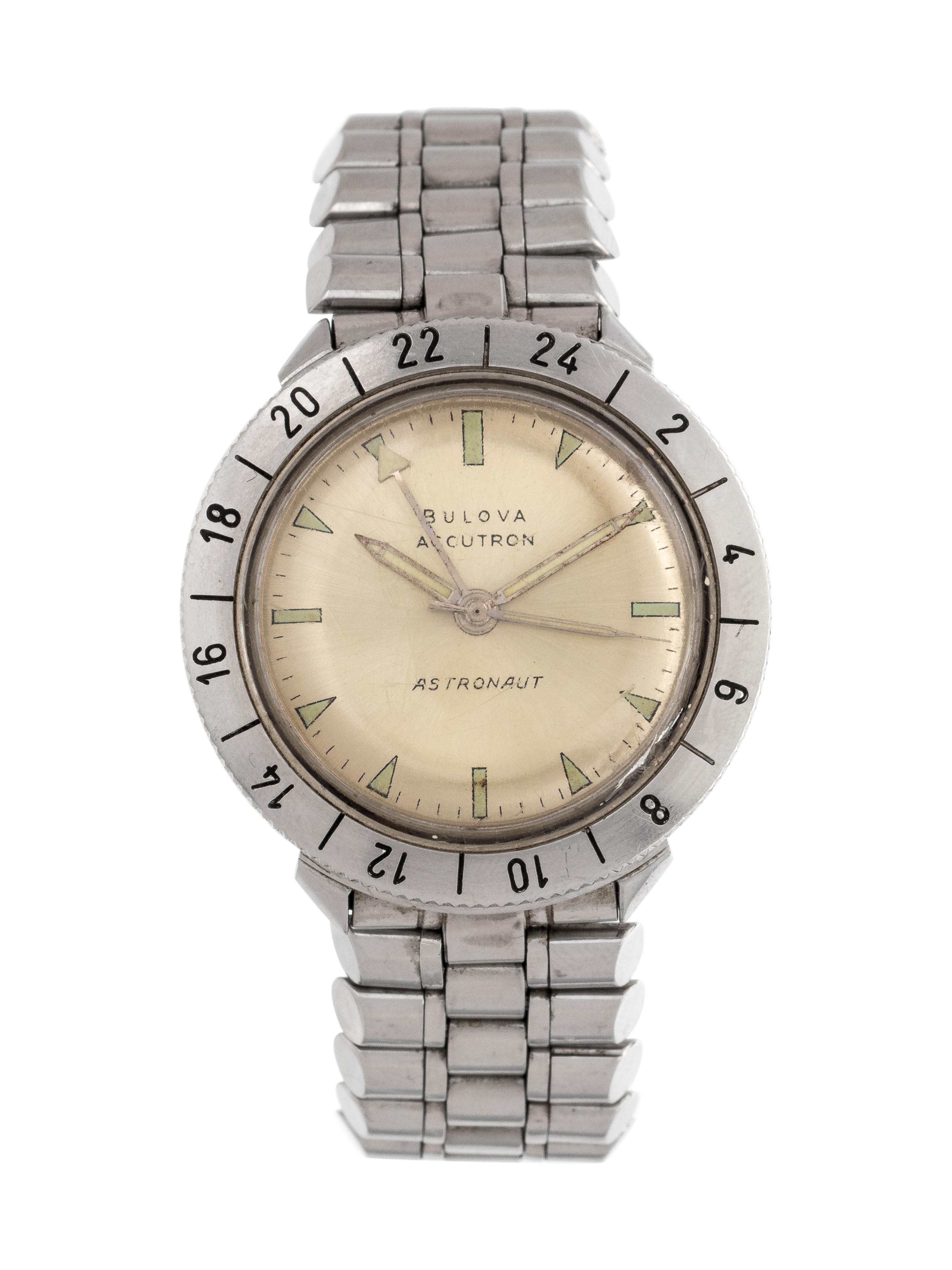 Bulova, Stainless Steel 'Accutron Astronaut' Wristwatch, Circa 1966