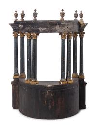 An Italian Painted Architectural Model