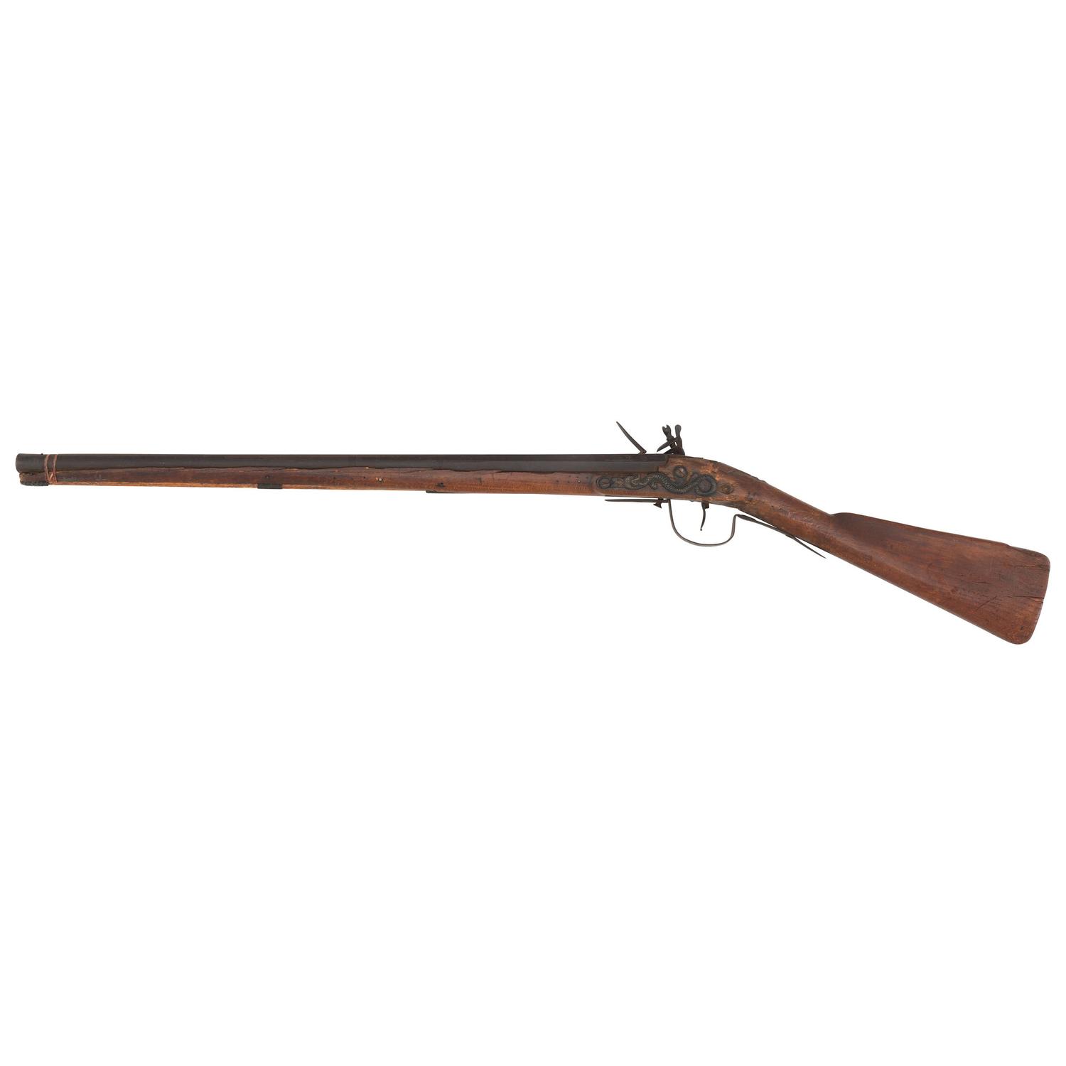 Period Shortened Flintlock Northwest Trade Gun by Barnett