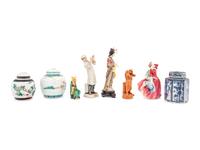Eight Porcelain Articles