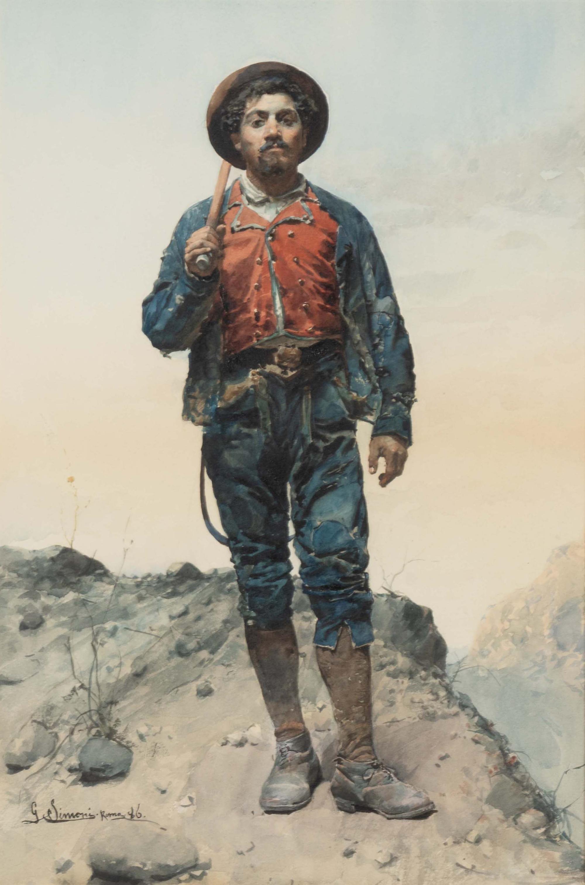 Italian, 19th Century — Man with an Axe