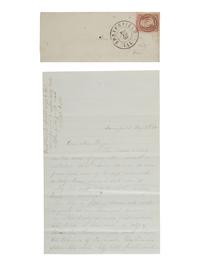 [LINCOLN FUNERAL]. 4pp. letter providing first-hand account of Lincoln lying in state in Springfield, IL. 8 May 1865.