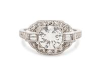 ANTIQUE, DIAMOND RING