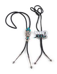 Navajo and Zuni Bolo Ties