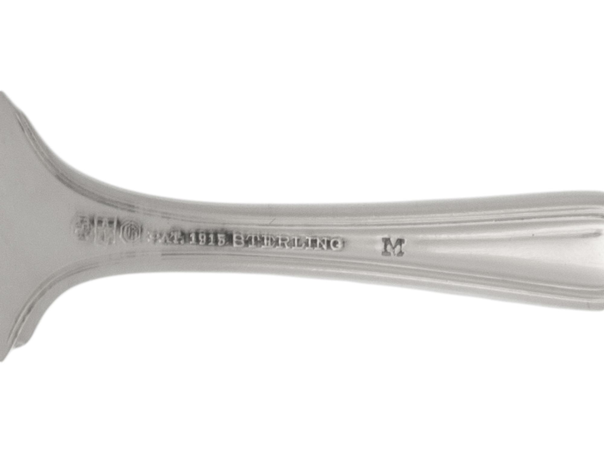 An American Silver Flatware Service