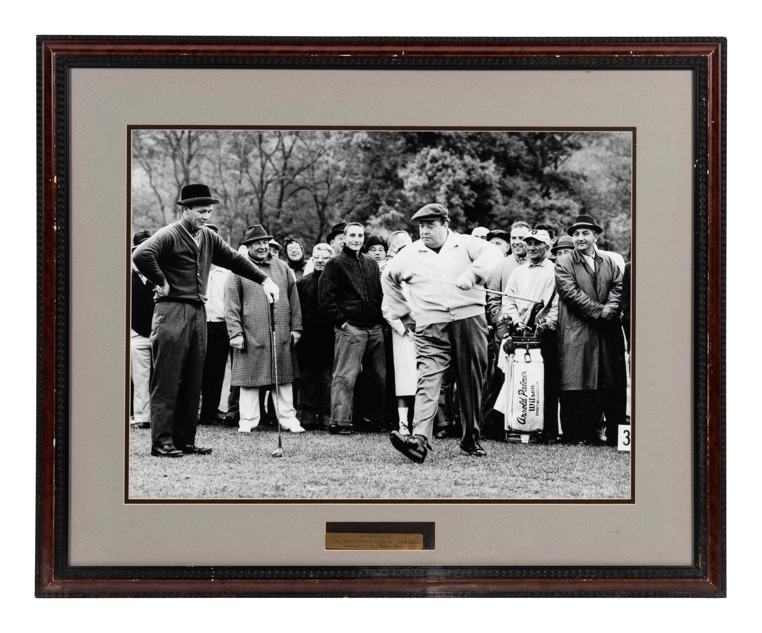 A Group of Five Large Scale Golf Photographs and Prints Formerly Displayed at Mike Ditka’s Restaurant