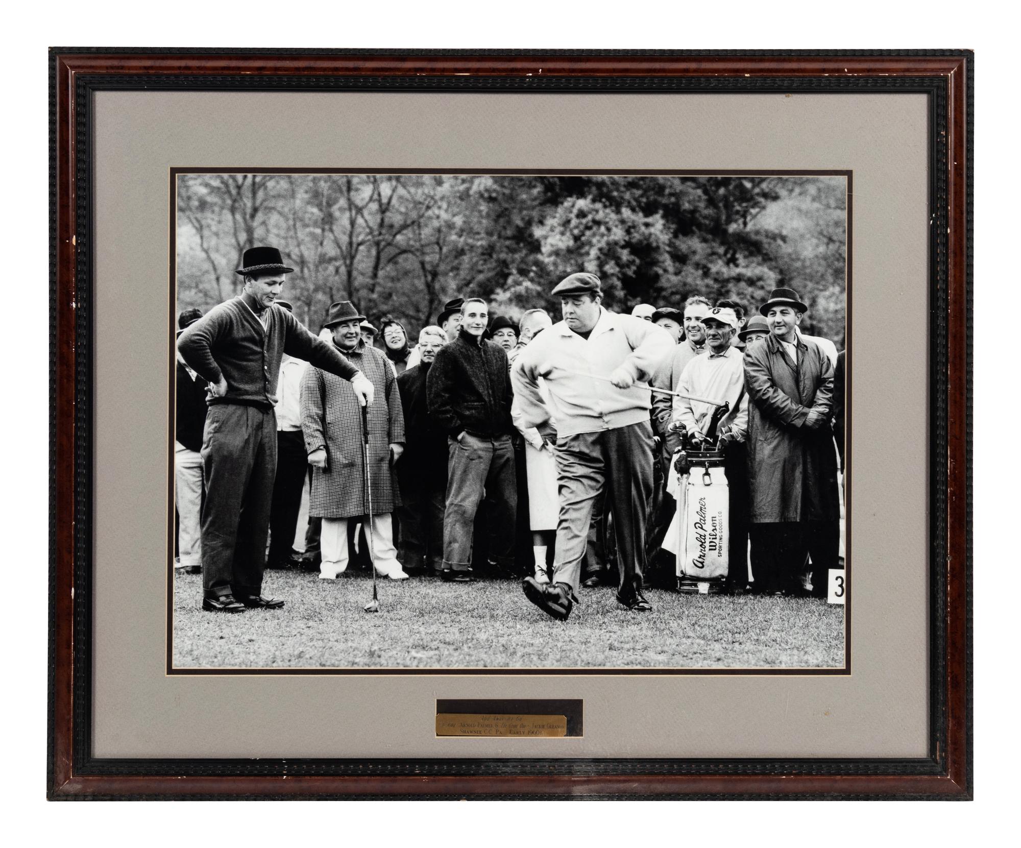 A Group of Five Large Scale Golf Photographs and Prints Formerly Displayed at Mike Ditka’s Restaurant