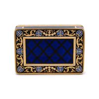 A Gold and Enamel Decorated Snuff Box