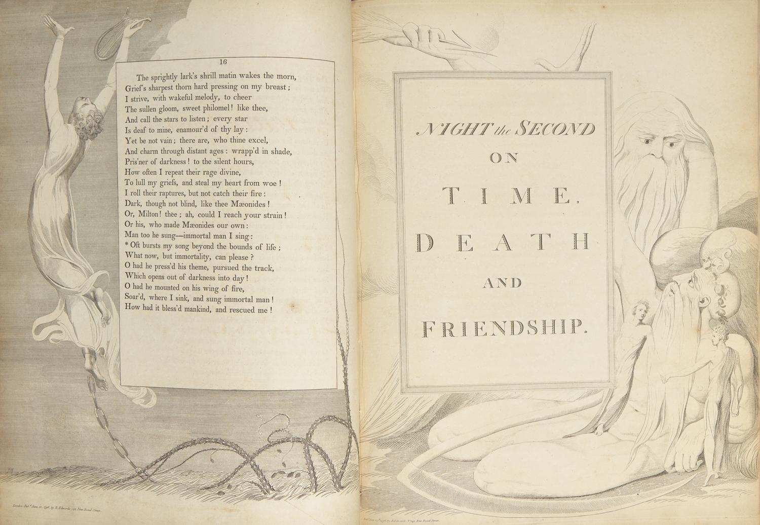 [Literature] [Blake, William] Young, Edward. The Complaint, and the Consolation; or, Night Thoughts