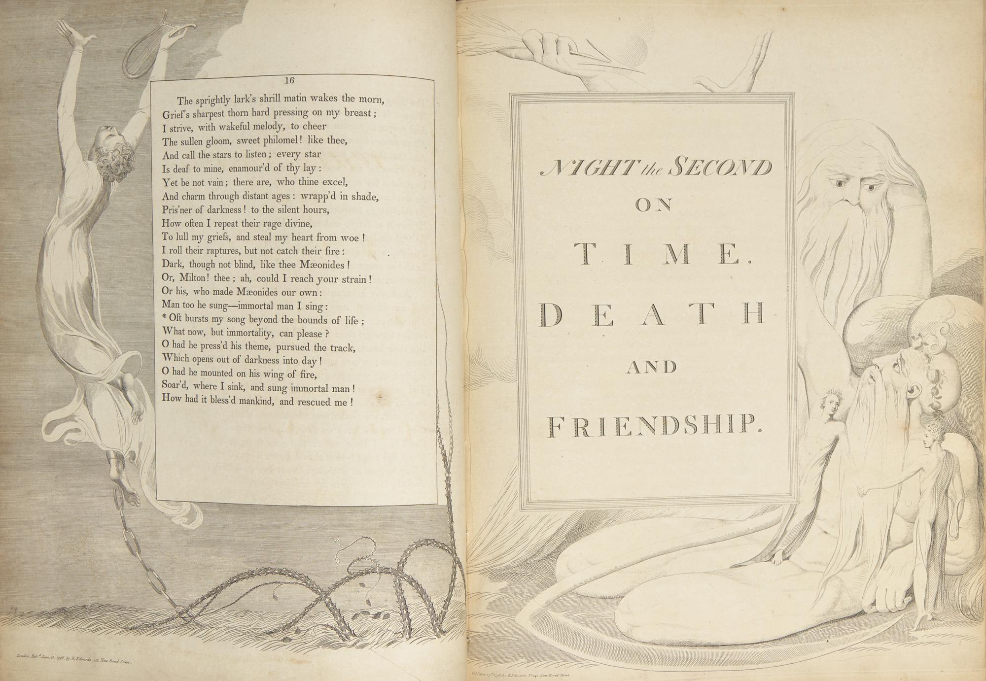 [Literature] [Blake, William] Young, Edward. The Complaint, and the Consolation; or, Night Thoughts