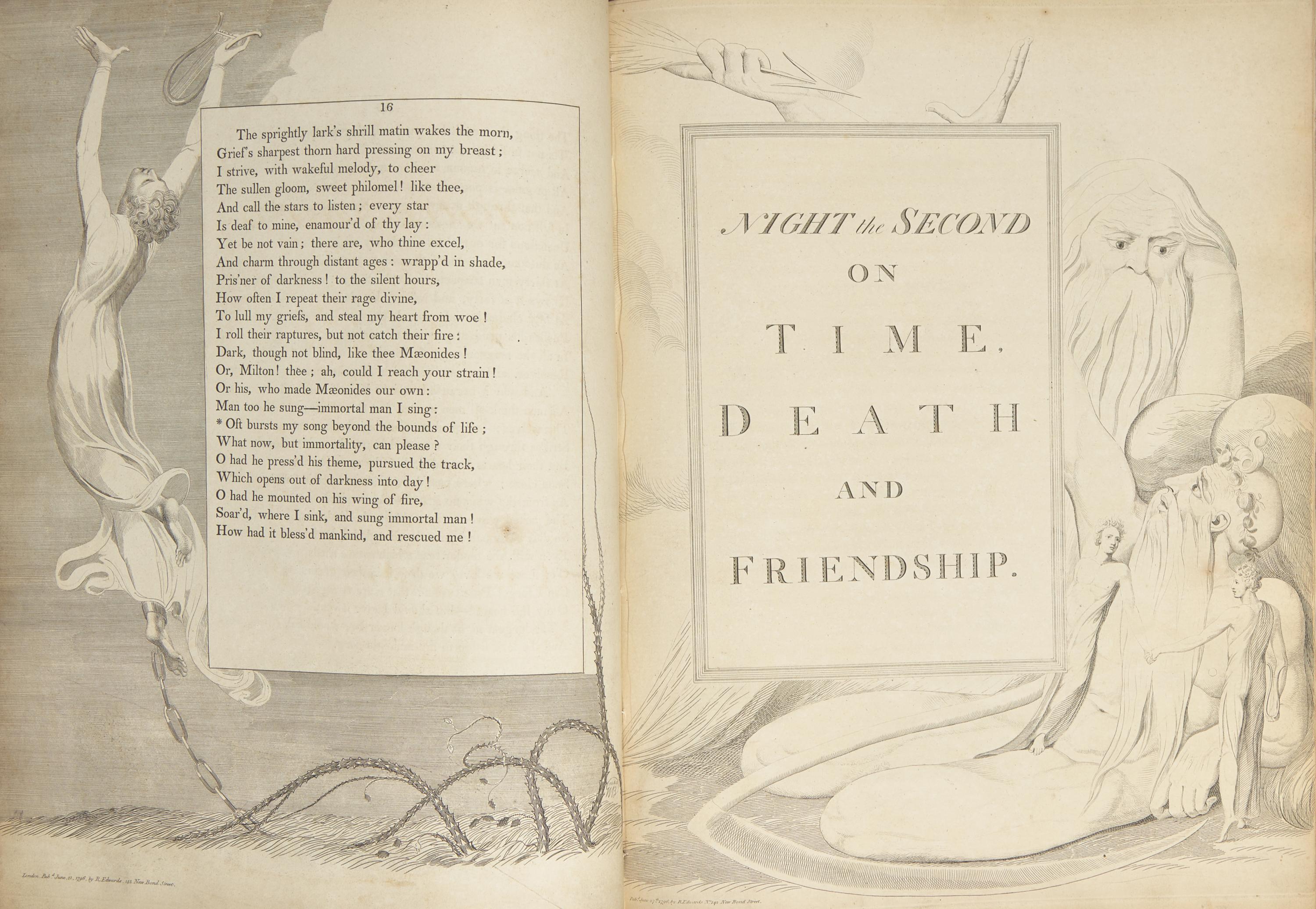 [Literature] [Blake, William] Young, Edward. The Complaint, and the Consolation; or, Night Thoughts