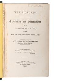 [CIVIL WAR - SOLDIERS' MEMOIRS - CHAPLAINS]. A group of three chaplains' memoirs, comprising: