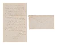 [CIVIL WAR]. Wounded 1st Minnesota soldier's letter from Lincoln Hospital. 28 July 1864.