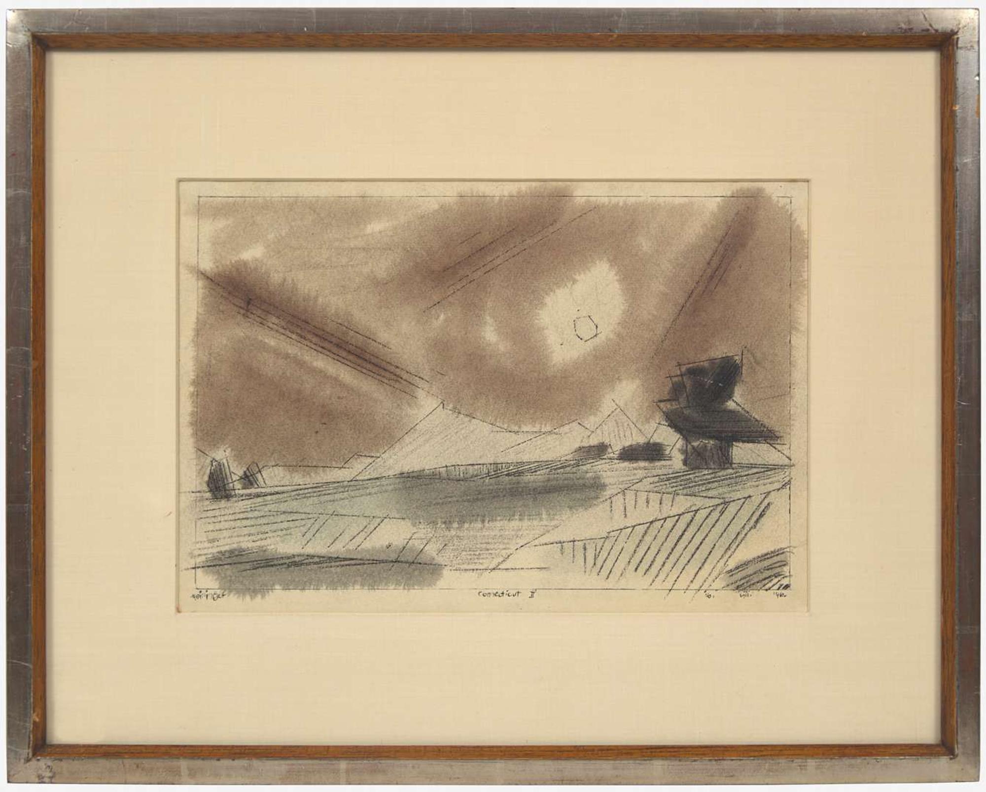 Lyonel Feininger (American/German, 1871-1956) - Connecticut II