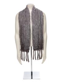 Mink Knit Scarf, 1990-2000s
