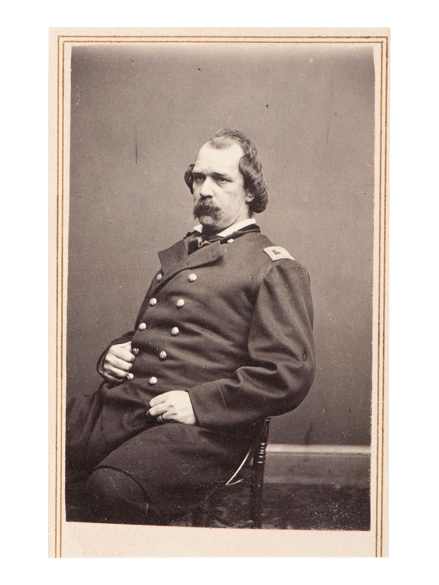 [CIVIL WAR - GETTYSBURG]. CDV of General John Henry Hobart Ward, KIA at Gettysburg. New York: Anthony, ca 1861-1862.
