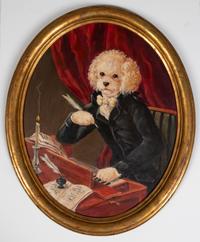 A Group of Twelve Dog Paintings