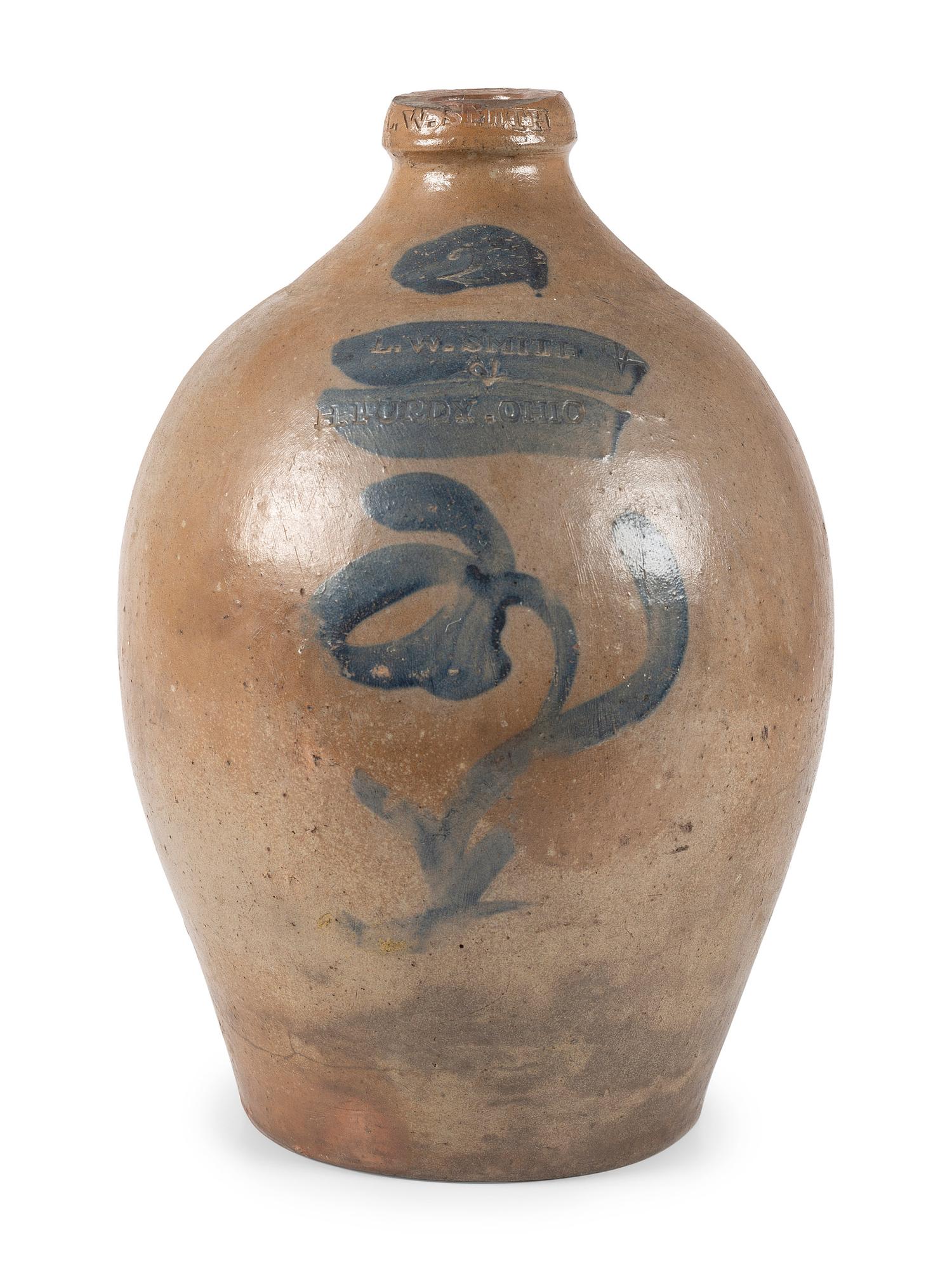 An Ohio Two Gallon Stoneware Jug