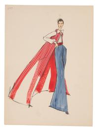 11 Michaele Vollbracht for Geoffrey Beene Fashion Illustrations, Late 1960s
