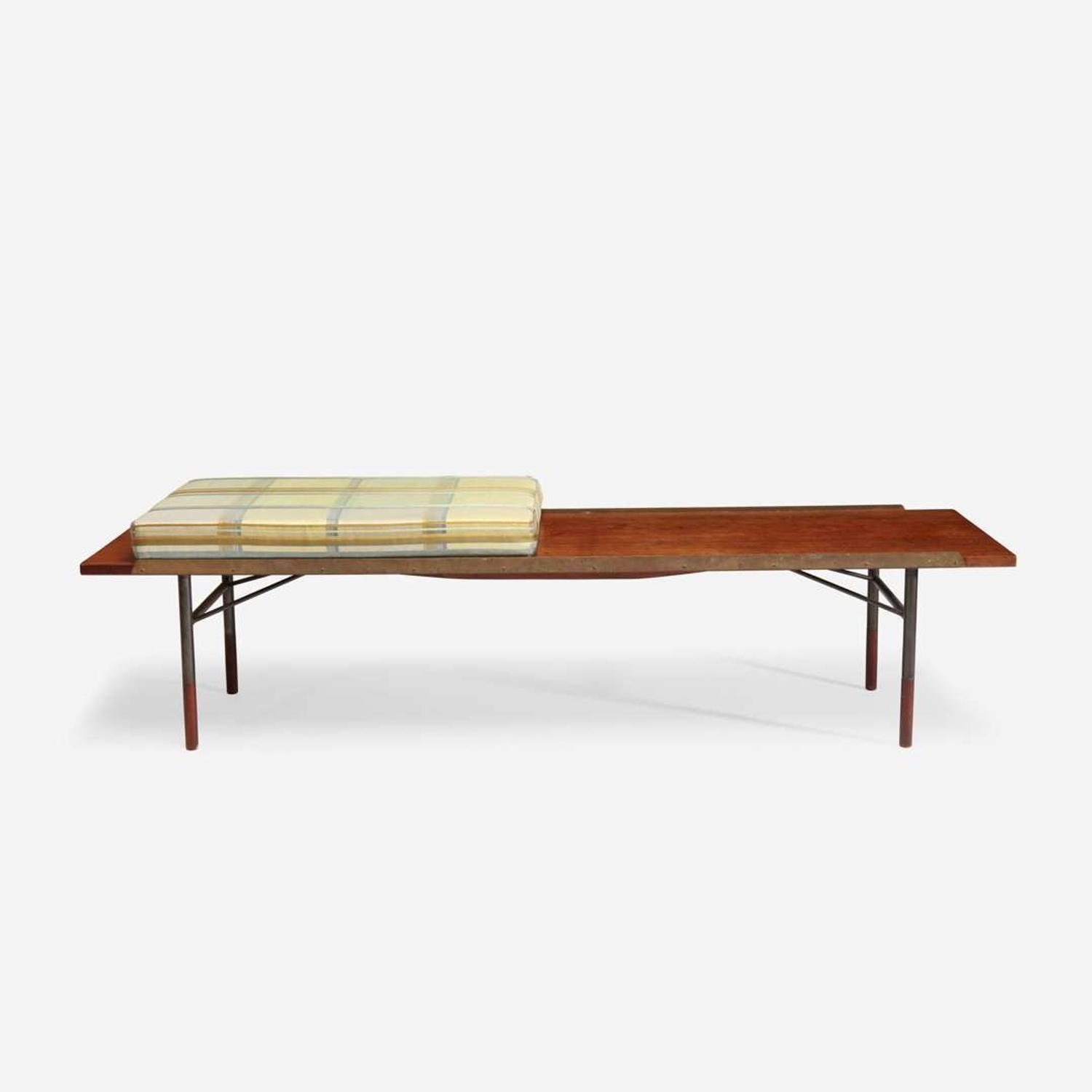 Finn Juhl (Danish, 1912-1989) Bench, Bovirke, Denmark, 1959