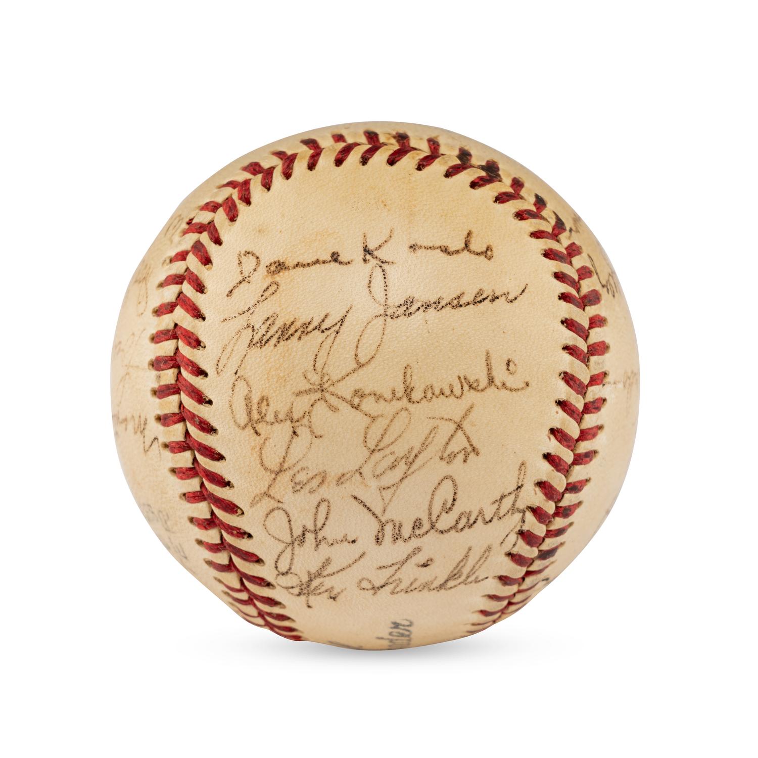 A 1948 New York Giants Team Signed Autograph Baseball (Beckett Authentication Services)