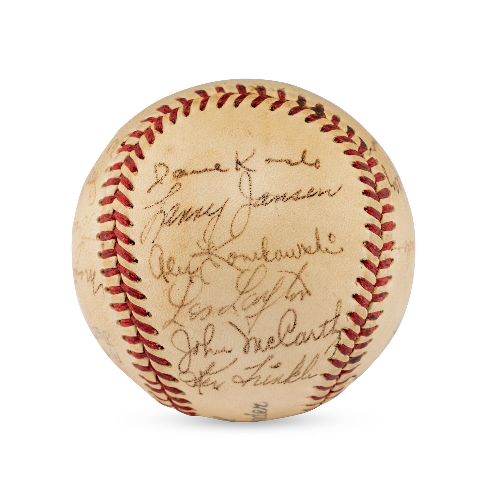 A 1948 New York Giants Team Signed Autograph Baseball (Beckett Authentication Services)