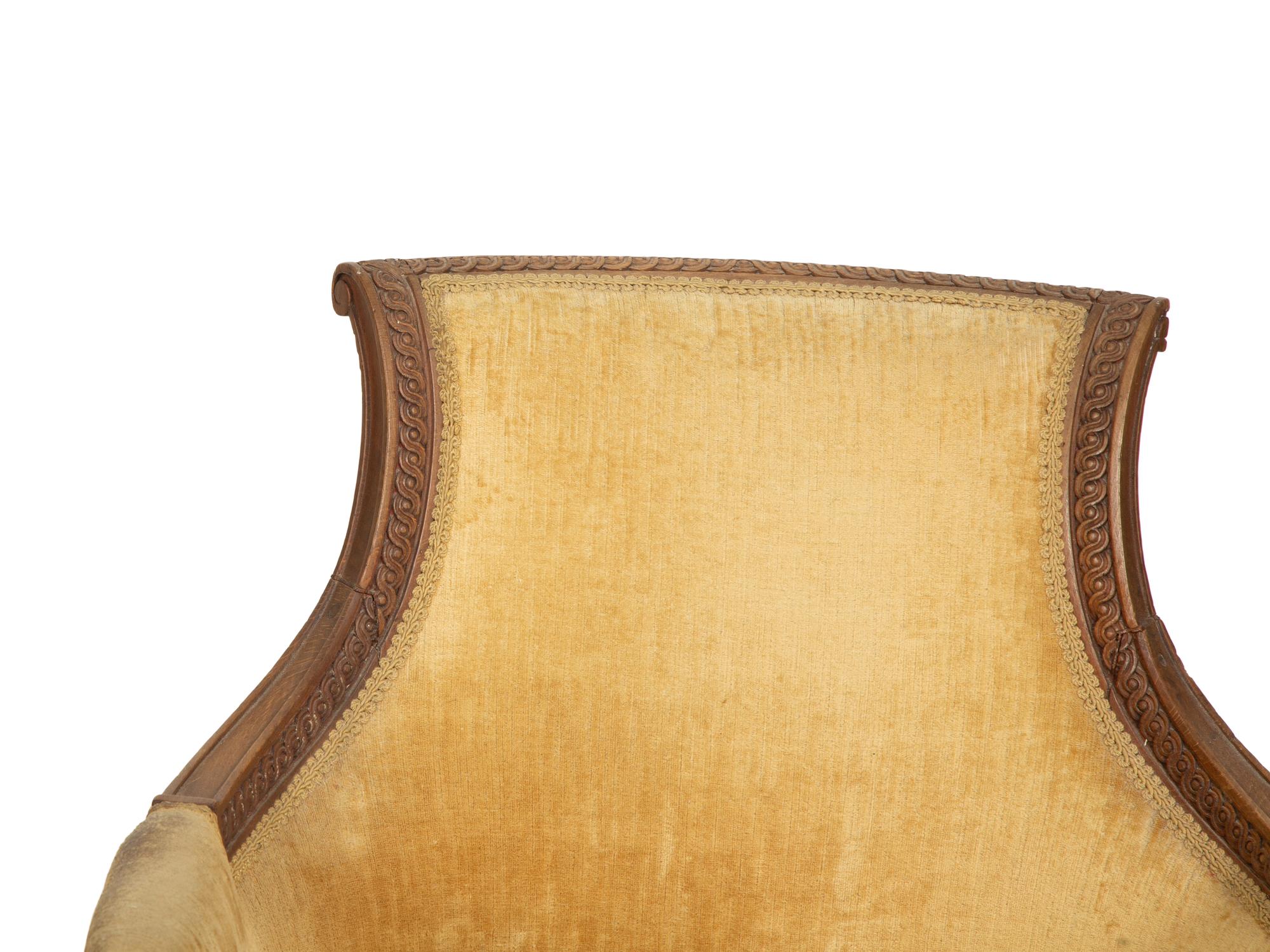 Two Regency Style Armchairs
