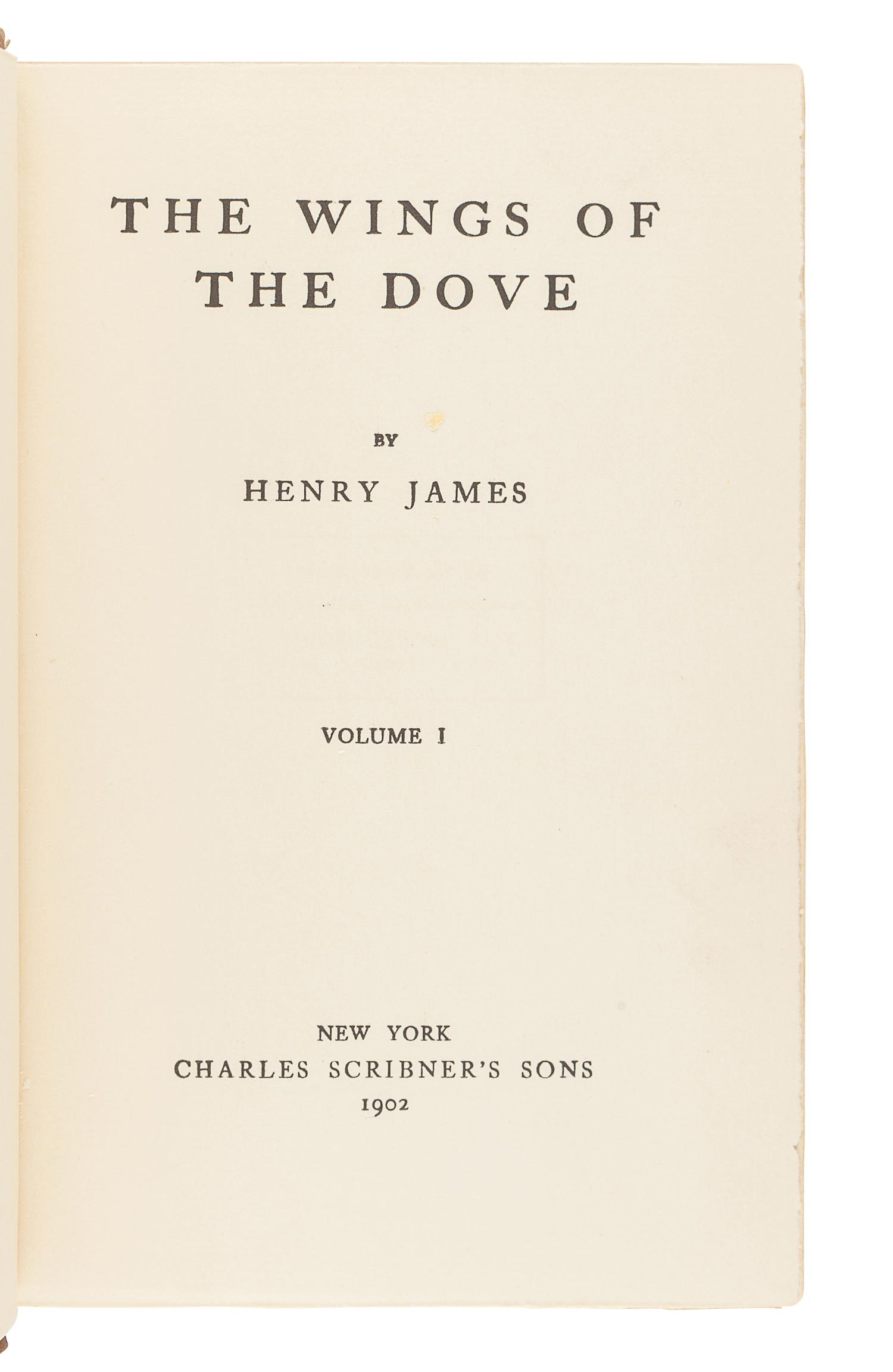 JAMES, Henry (1843-1916). A group of 3 works by JAMES, comprising,