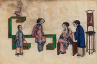 A Group of Twelve Chinese Export Pith Paintings