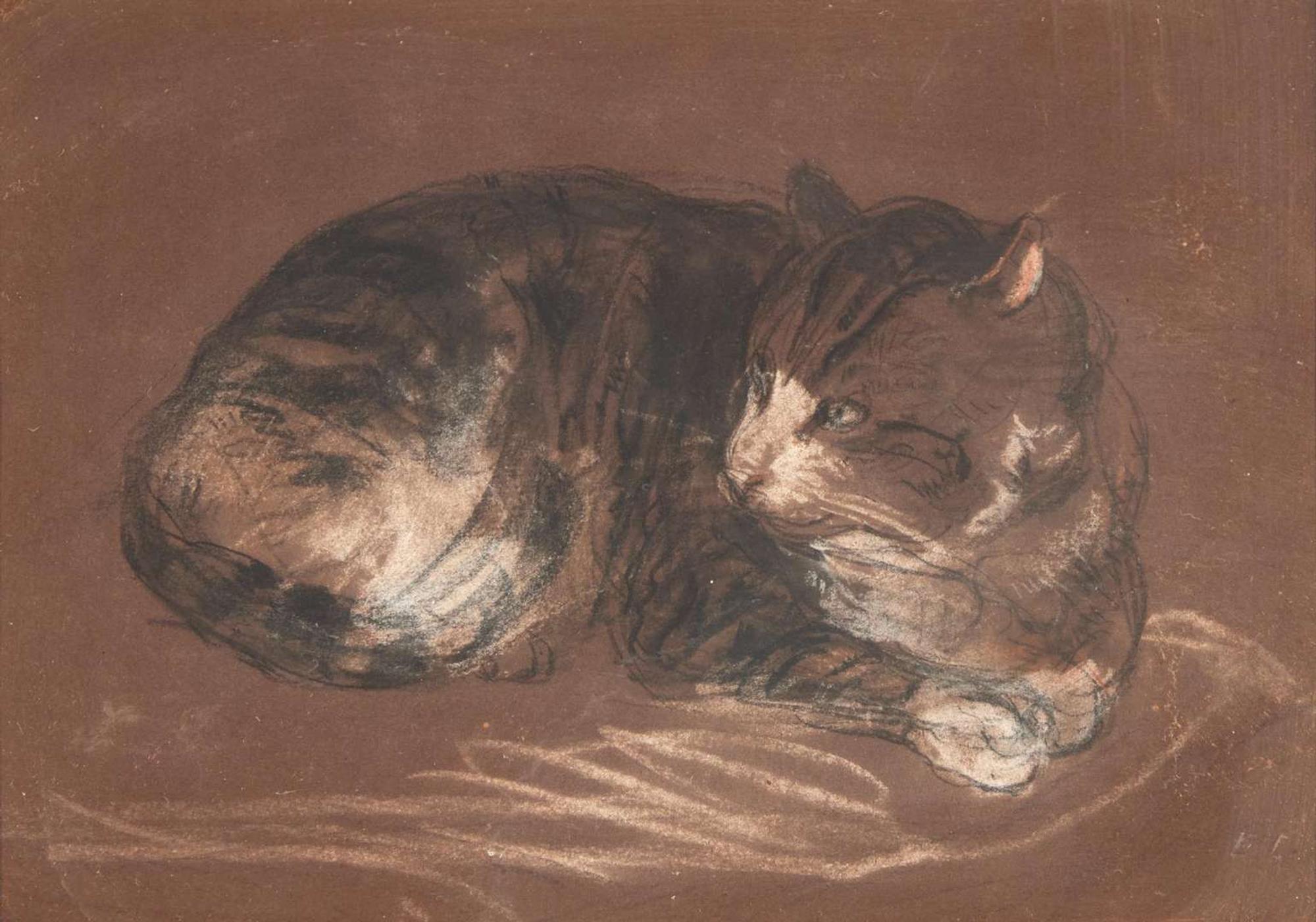 Sir Edwin Henry Landseer (British, 1802–1873) - Tabby Cat