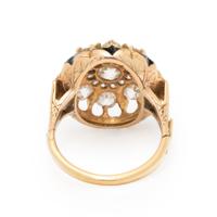 ANTIQUE, DIAMOND CLUSTER RING