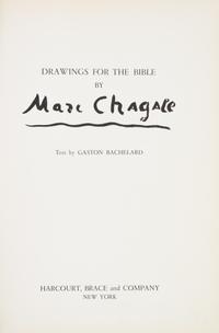 CHAGALL, MARC. Drawings for the Bible. New York, (1960). First American edition. Complete with 24 original color lithos.