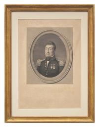 Three Engraved Portraits of Marquis de Lafayette, James Madison, and James Monroe