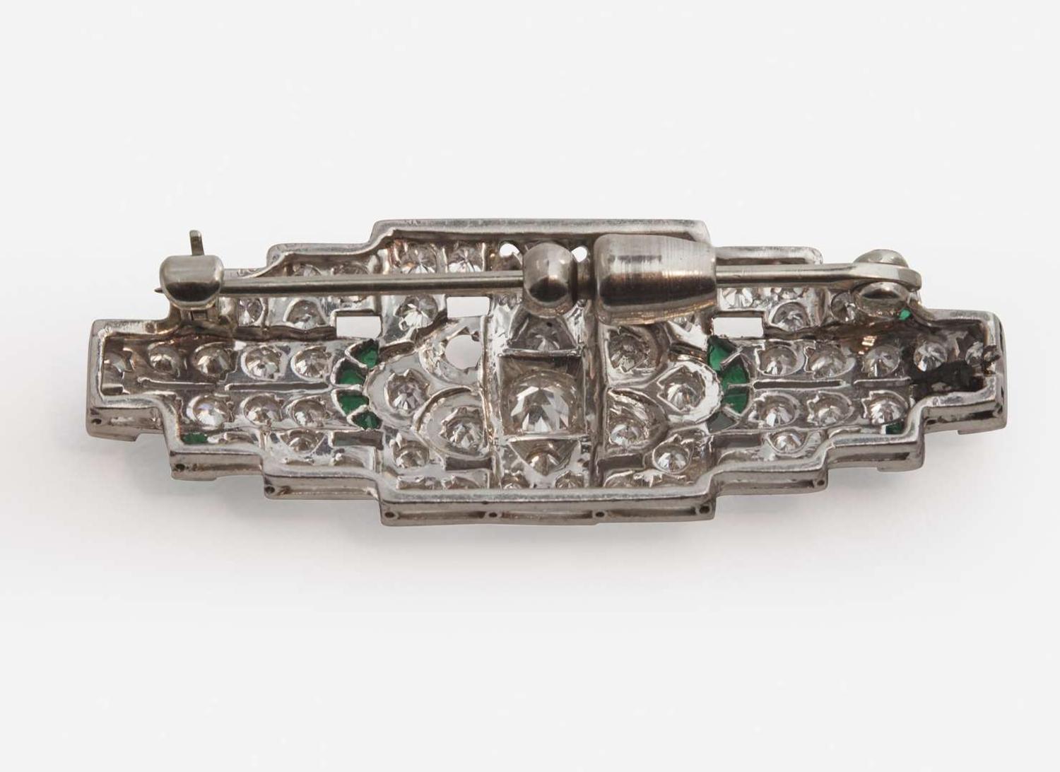 An Art Deco Diamond Brooch
