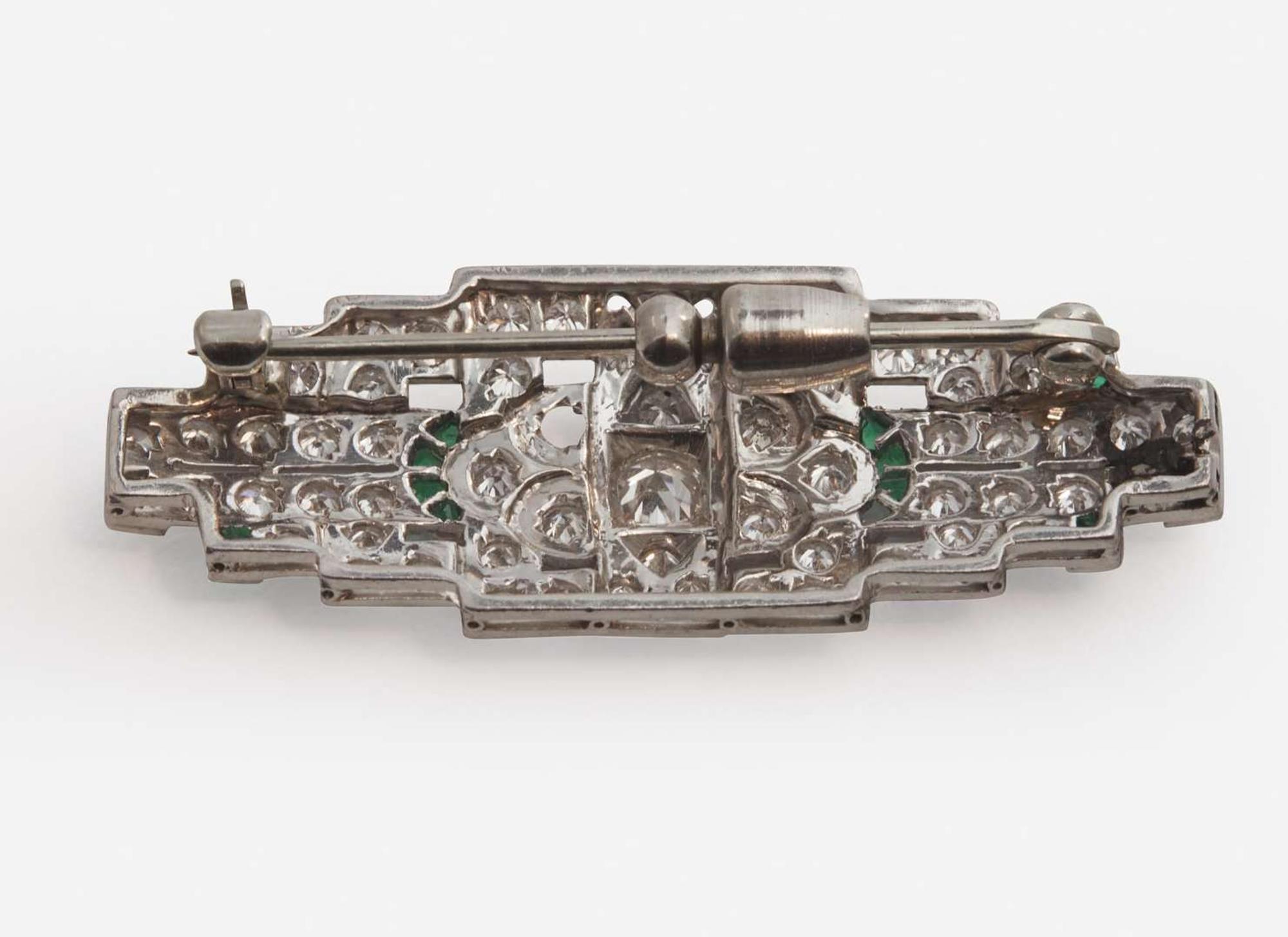 An Art Deco Diamond Brooch