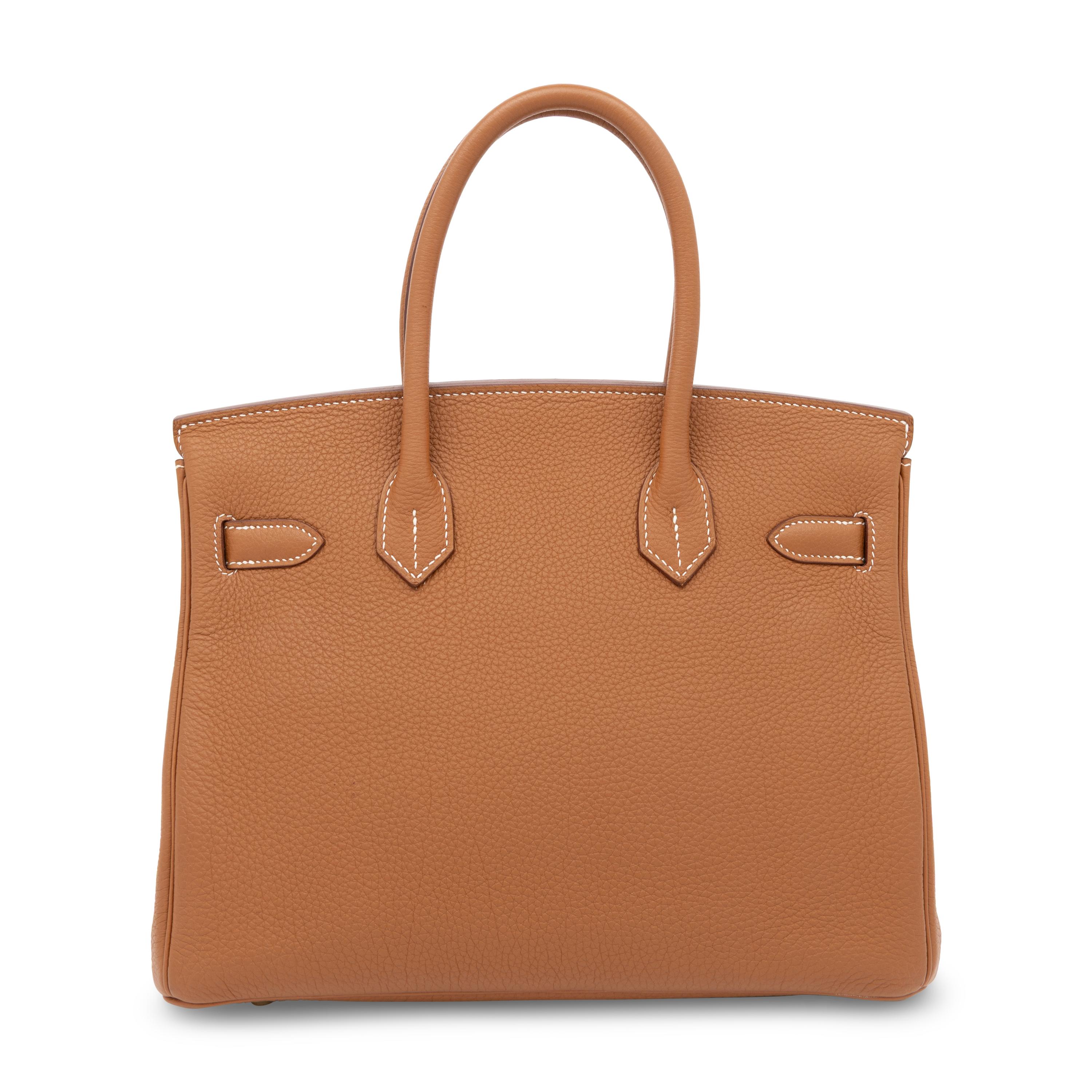 Hermès, Birkin 30 Bag in Gold Clemence