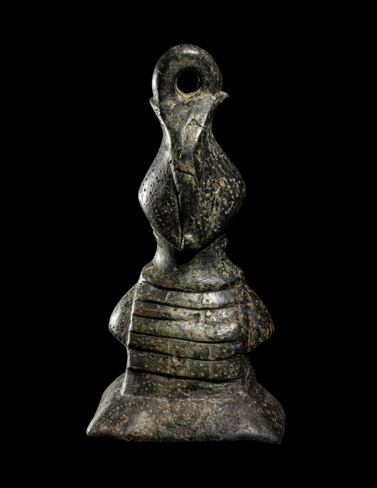 An Early Byzantine Bronze Bust Weight